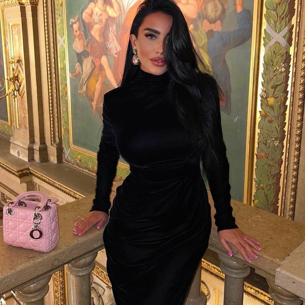 Naked Wadrobe suede dress